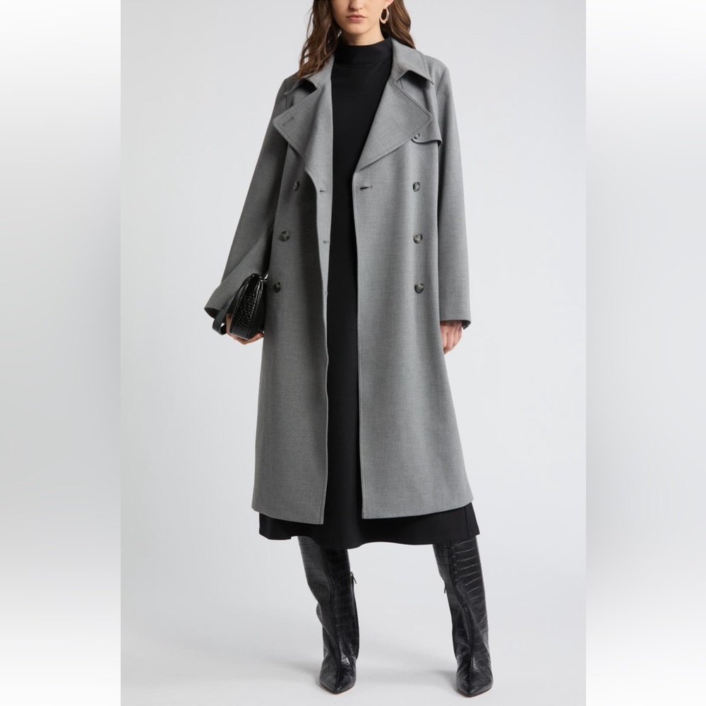 NWT Nordstrom oversized doubled breasted trench coat